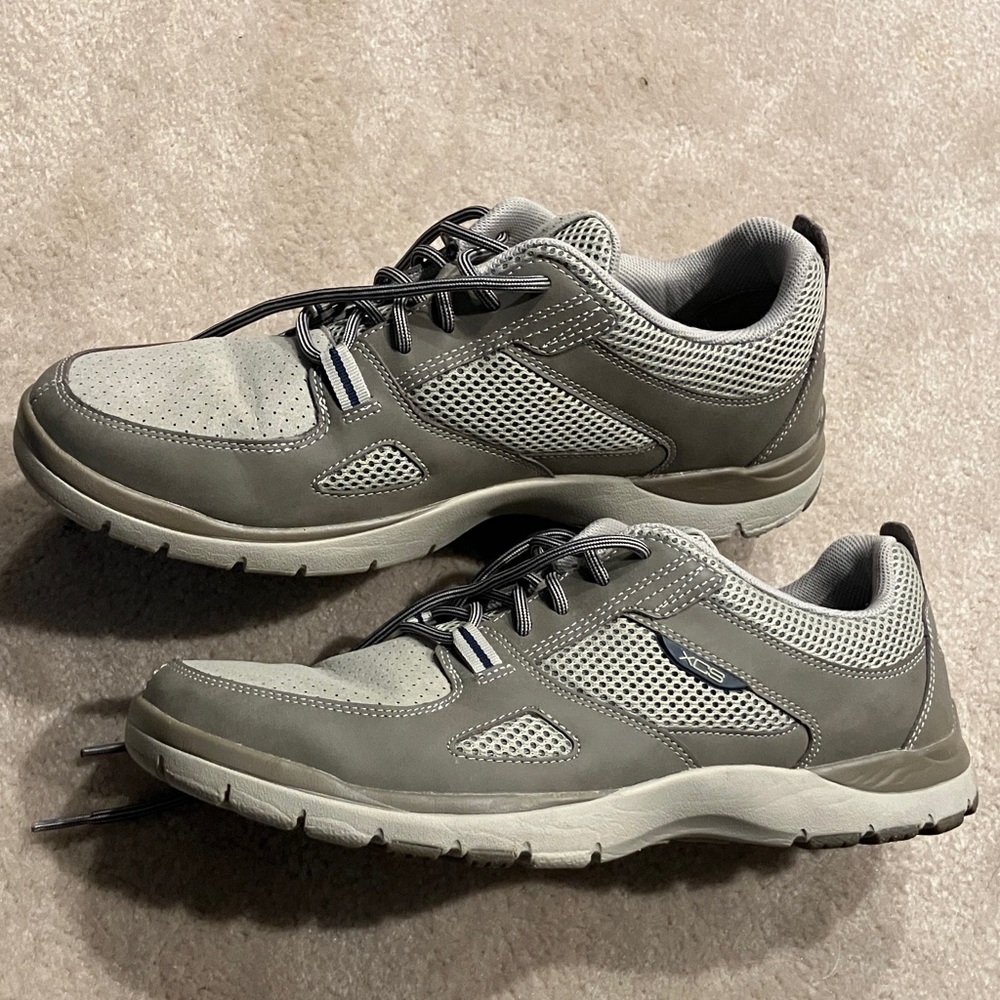 Rockport Men's Gray Perforated hiking Sneakers